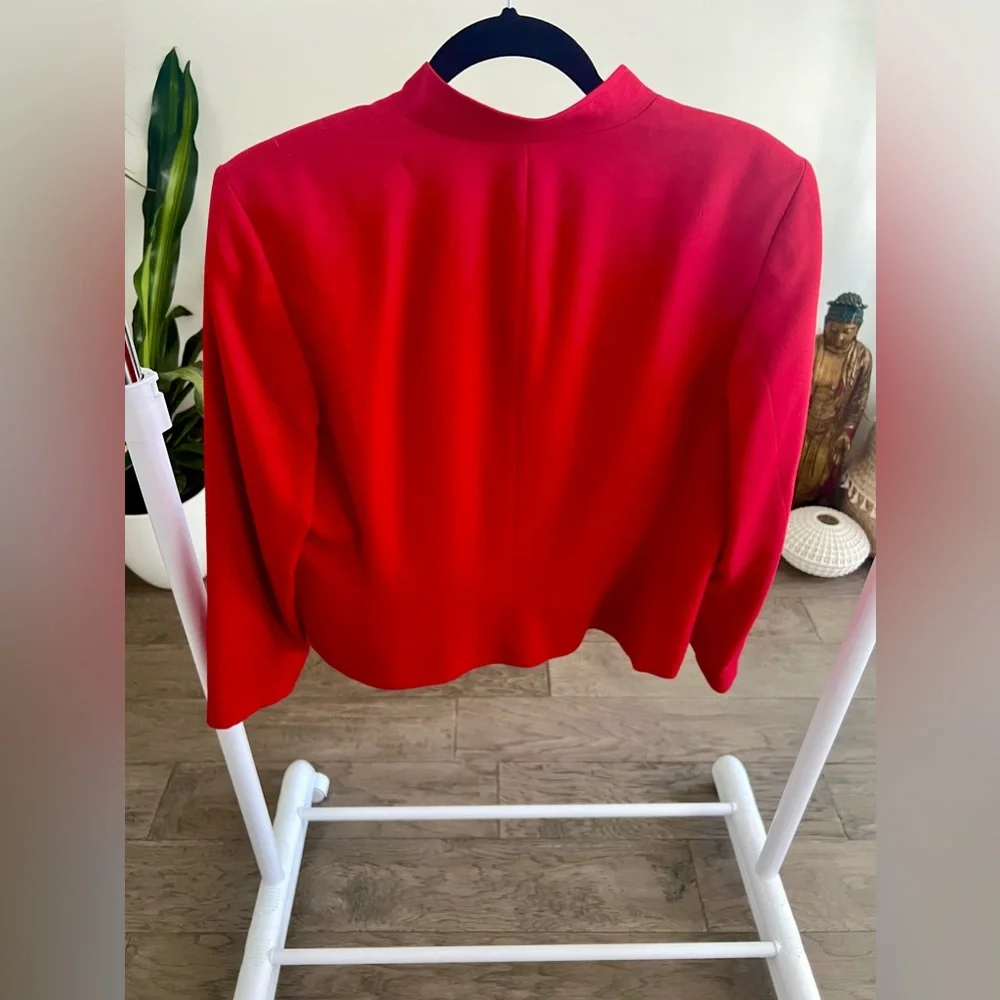 NWOT Pendleton Red Zip Short Jacket - Picture 6 of 6